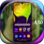 galaxy a50 themes android application logo